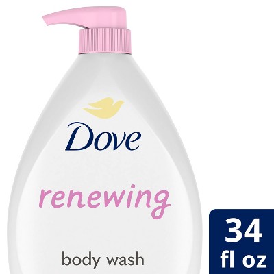 Dove Beauty Body Wash with Pump - Renewing Peony & Rose Oil - 34 fl oz