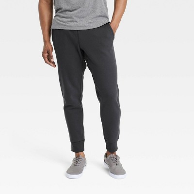 Men's Cotton Fleece Joggers - All In Motion™ Black M : Target