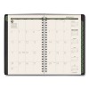 Recycled Weekly Block Format Appointment Book, 8.5 x 5.5, Black Cover, 12-Month (Jan to Dec): 2026 - 3 of 4