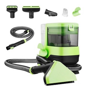 Portable Carpet Cleaner Machine, 1600W Powerful Suction, 4 Cleaning Modes (Hot/Cold Water & Steam), with Large Hand Tool, Crevice Brush, for Carpets - 1 of 4