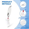Unique Bargains Treble Hooks Metal Spinner Fishing Spoons for Freshwater Saltwater Salmon 10 Pcs - 3 of 4