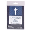 Dicksons MAG-1036 Shine Before Others Glorify Your Father Blue and White 5 x 3 Inch Vinyl Decorative Refrigerator Magnet - 2 of 2