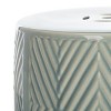 Hemdi Garden Stool - Indoor/Outdoor - ACS4578 - Blue - Safavieh - 4 of 4