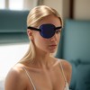 Unique Bargains Soft Ring Buckle Shape 3D Eye Mask 1 Pc - 2 of 4
