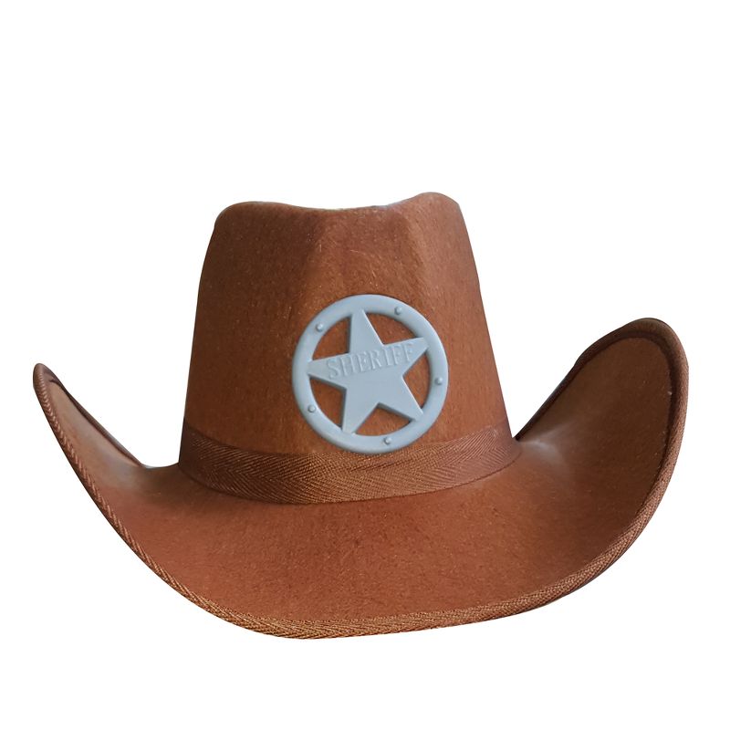 Dress Up America Cowboy Sheriff Hat for Kids - One Size Fits Most, 2 of 4