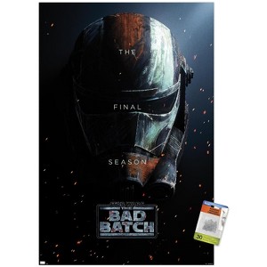 Trends International Star Wars: The Bad Batch -  Final Season Helmet One Sheet Unframed Wall Poster Prints - 1 of 4