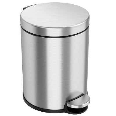 Better Homes & Gardens 1.3 gal / 5L Stainless Steel Round Kitchen Garbage  Can