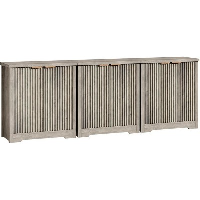 Fluted Buffet Cabinet with Adjustable Shelves - Modern Sideboard, Storage Console, Scratch & Water Resistant, for Dining & Living Room