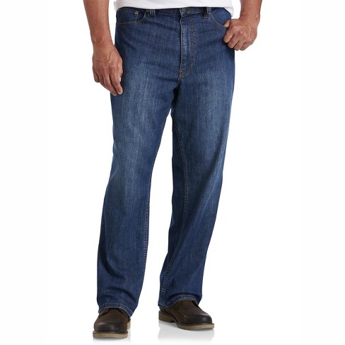 True Nation Basic Blue Relaxed-fit Stretch Jeans - Men's Big And Tall :  Target