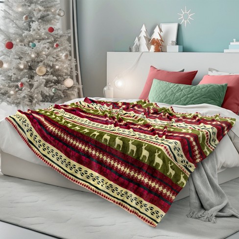 Fleece outlet bedding christmas