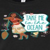 Women's - Disney - Take Me To The Ocean Fitted Graphic T-Shirt - 2 of 3