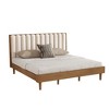 Queen/King Size Platform Bed Frame with Upholstered Headboard - ModernLuxe - 4 of 4