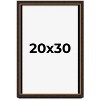 PosterPalooza | Modern Shadow Box 1" Depth Brown Picture Frame - UV Acrylic, Backing, Hanging Hardware - 2 of 4