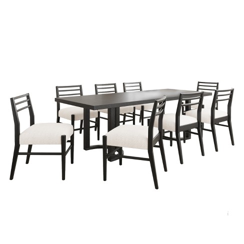 Christopher Knight Home Valenro 9 pcs Rubberwood Upholstered Dining Set - image 1 of 4