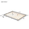 NicBex Wood Platform Bed Frame,Floating Bed with LED Lights Underneath - 3 of 4