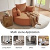 360° Swivel Chair, Rotating Round Sofa Chair With 3 Removable Pillows For Living Room, Bedroom, Office And Hotel - 4 of 4