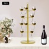 YIYIBYUS 2Pcs Wine Glass Display Stand, Champagne Tower, 4 Tier Cocktail Tree Stand - 2 of 4