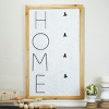 VIP Wood 31.5 in. White Home Sign with Clips - 2 of 4