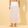 Women's Beach Maxi Cover Up Skirt - Shade & Shore™ White - 2 of 3