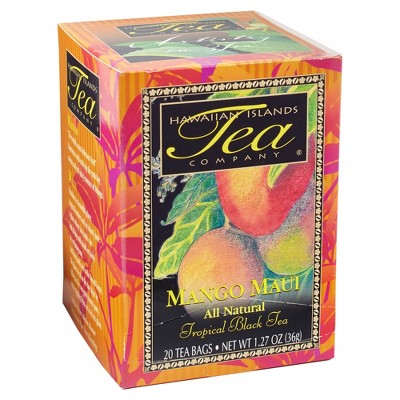 Hawaiian Islands Tea Company Mango Maui Black Tea - 20ct