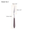 Unique Bargains Stainless Steel Plastic Handle Flexible Polished Palette Knife - 2 of 4