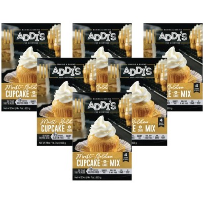 Addi's Golden Cupcake and Cake Mix - Case of 6/23 oz