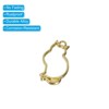 Unique Bargains Alloy Necklace Resin Casting Cat Shaped Pendant Frames 1.4" 20 Pcs - 4 of 4