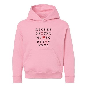 The Juniper Shop Alphabet I Love You Youth Graphic Hoodie - 1 of 3