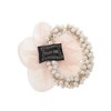 Unique Bargains Floral Rhinestone Faux Pearl Scrunchies 1 Pc - 4 of 4