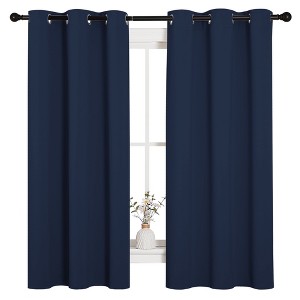 NICETOWN Grommet Top Blackout Curtains, Thermal Insulated Noise Reducing Window Drapes (Set of 2) - 1 of 4