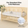 KeaBabies Isla Waterproof Crib Sheets for Boys, Girls, 2pk Baby Fitted Crib Sheet, Waterproof Crib Mattress Protector Sheets - 2 of 4