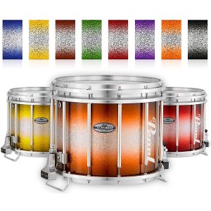 Pearl Championship Maple Varsity FFX Marching Snare Drum Burst Finish 13 x 11 in. Yellow Silver #963 - 1 of 4