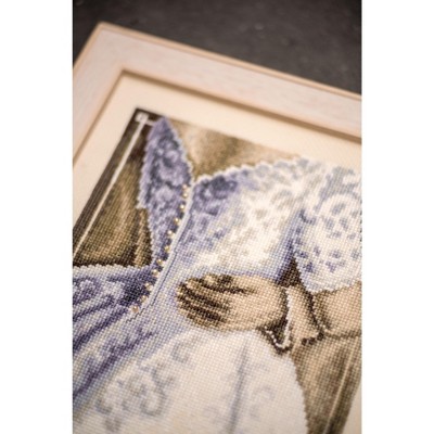 Vervaco Counted Cross Stitch Kit 8"X11.6"-First Dance on Aida (14 Count)