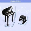Key Piano Toy - Black Keyboard with Microphone and Stool, Birthday Gift - 3 of 4