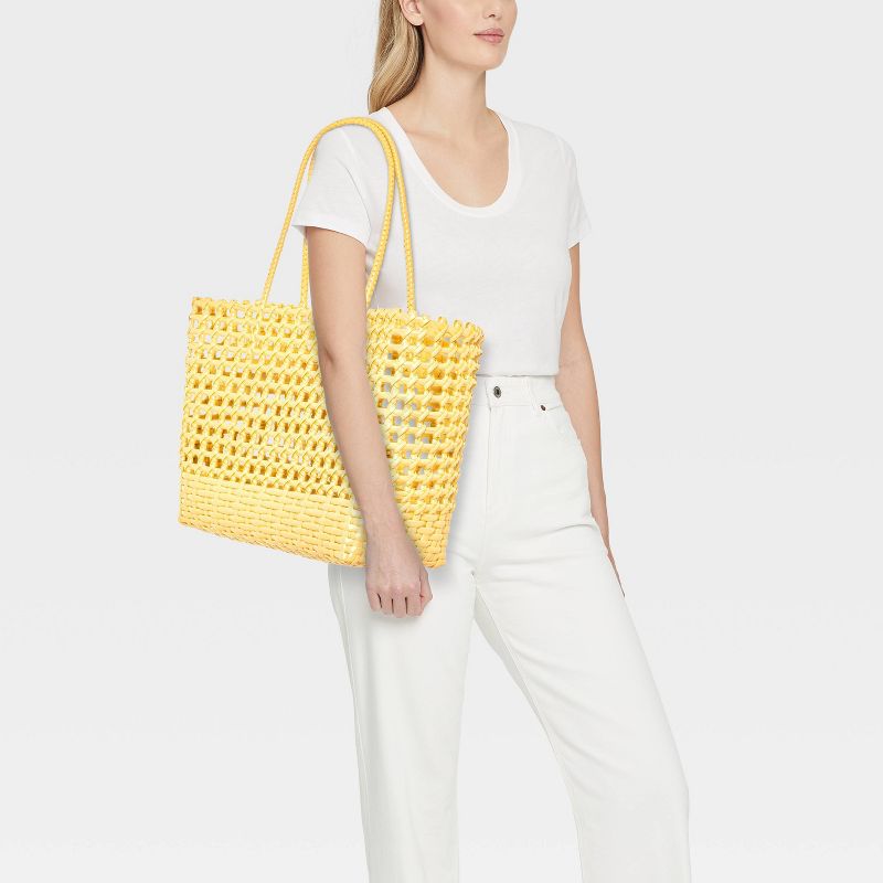 Woven Cage Tote Bag - Shade & Shore™, 3 of 7