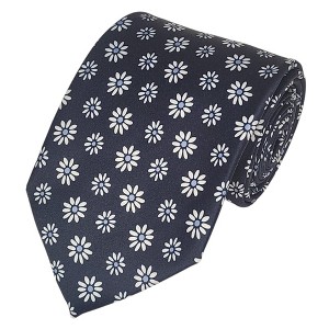Men's Floral Printed Design 100% Micro Fiber 3.25" W x 58" L Necktie - 1 of 3