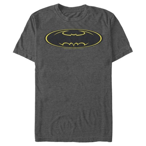 Men's Batman Logo Modern Wing T-shirt - Charcoal Heather - X Large : Target