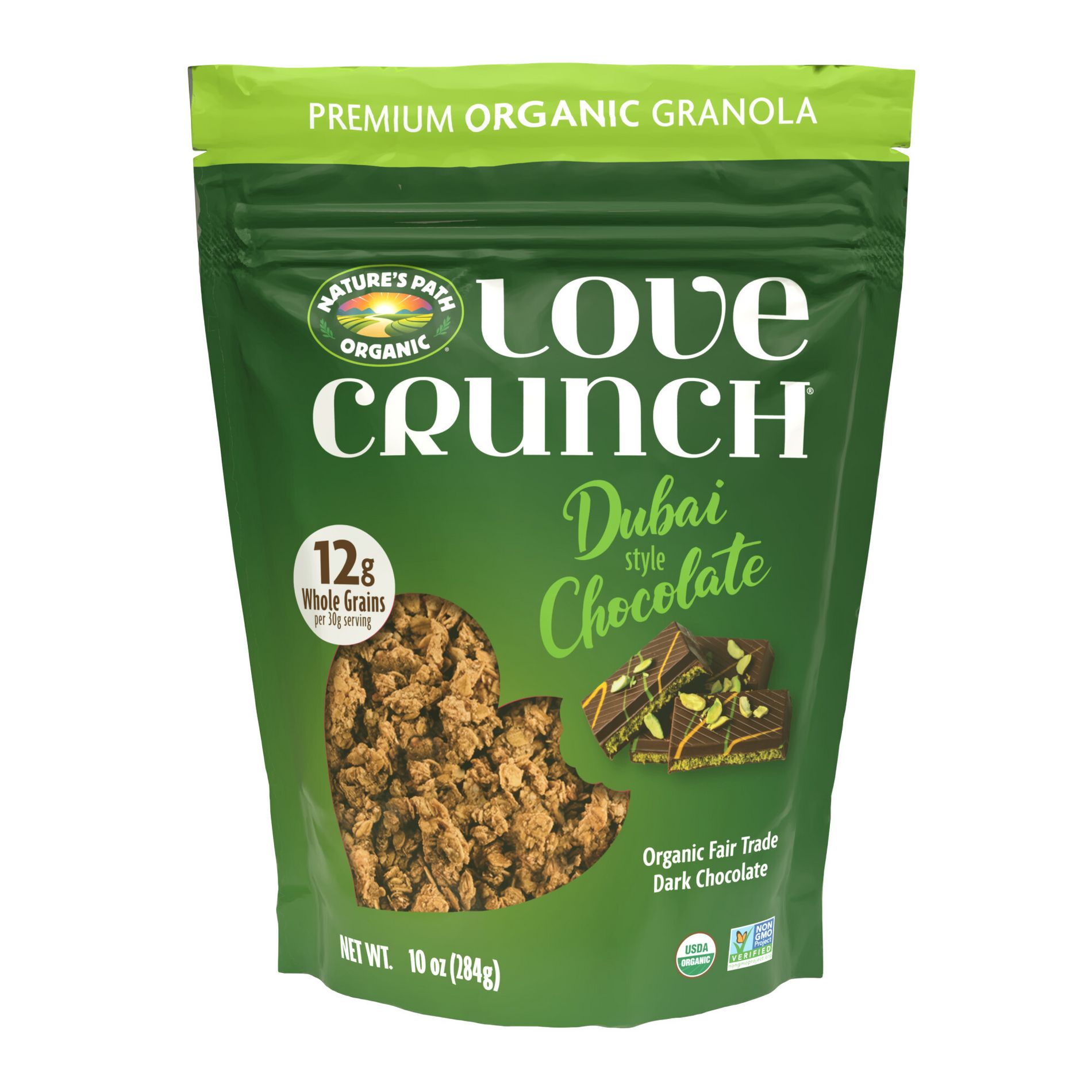 Nature's Path Love Crunch Organic Dubai Chocolate Granola - 10oz