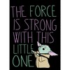 Girl's Star Wars: The Mandalorian Grogu The Force is Strong Crop T-Shirt - 2 of 3