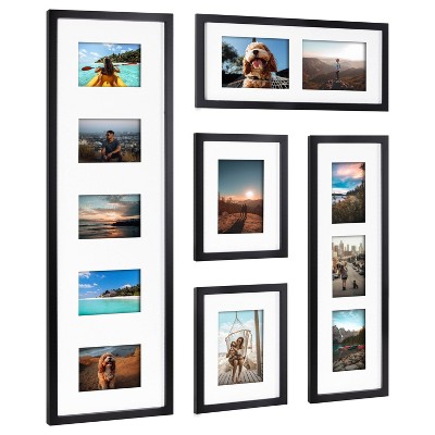 Black Wood 5-Piece Gallery Wall Frame Set