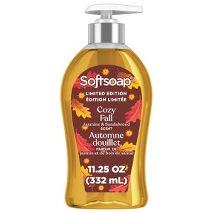 Softsoap Fall Seasonal Cozy Liquid Hand Soap - Jasmine and Sandalwood - 11.25 fl oz - 1 of 4