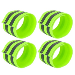 Unique Bargains Cycling Wrist Reflective Bands 4 Pcs - 1 of 4