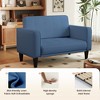Kayamas 70" Small Loveseat Sofa Small Couch for Living Room, Comfy Love Seat with Removable Washable Cover and Solid Wood Frame - 4 of 4