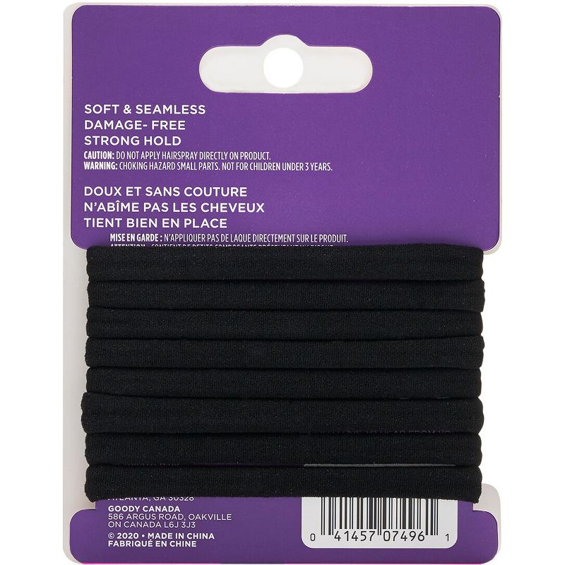 Goody Stretch Medium to Thick Seamless Hair Bands - 8ct, 3 of 8