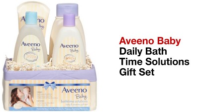  Aveeno Baby Essential Daily Care Baby & Mommy Gift Set  Featuring a Variety of Skin Care and Bath Products to Nourish Baby and  Pamper Mom, Baby Gift for New and Expecting