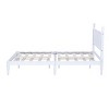 NicBex Queen Size Wood Bed Frame with Headboard,Wood Slat Support,Large Under Bed Storage,1000 Lb Capacity,White - 4 of 4