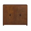 39'' Sideboard Buffet Cabinet with Storage Shelf, 2 Doors and 2 Outlet Holes for Entryway, Hallway and Living Room Modern Dining Room Buffet Walnut - 3 of 4