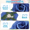 Unique Bargains Fabric Rose Boho Hair Clips Fabric Flower Brooch Pins for Wedding Party Dance 1 Pc - 3 of 4