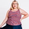 Women's Calypsa Maya Tankini Swim Top With Removable Cups - 3 of 4