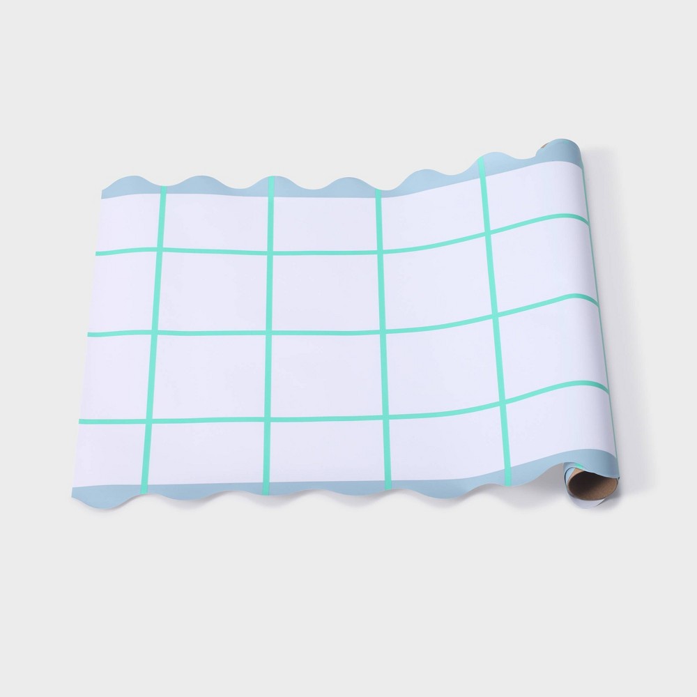 Green and Blue Table Runner